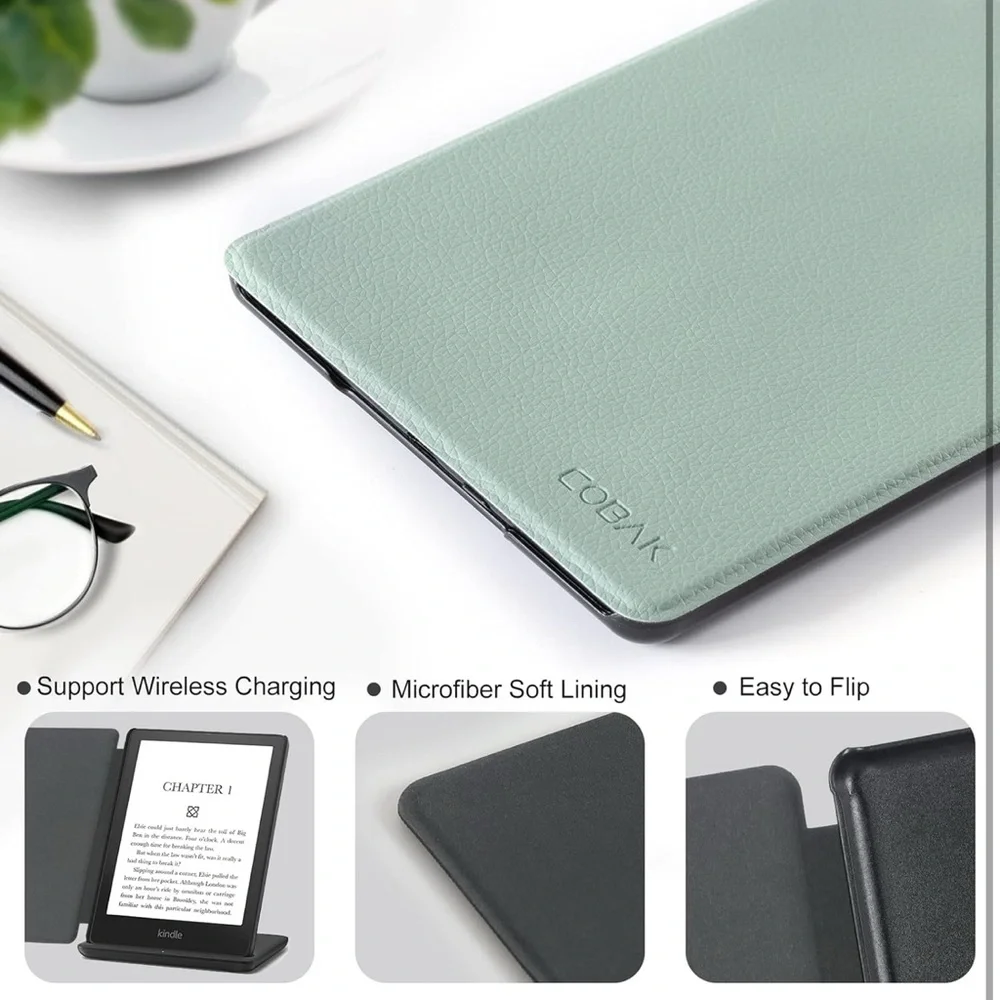Cobak Case for All New 6.8” Kindle Paperwhite 2021 (11 Generation) - PU Leather